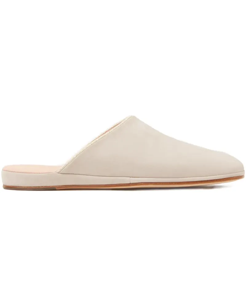 Fabiana Filippi Mules aus Wildleder - Nude Nude