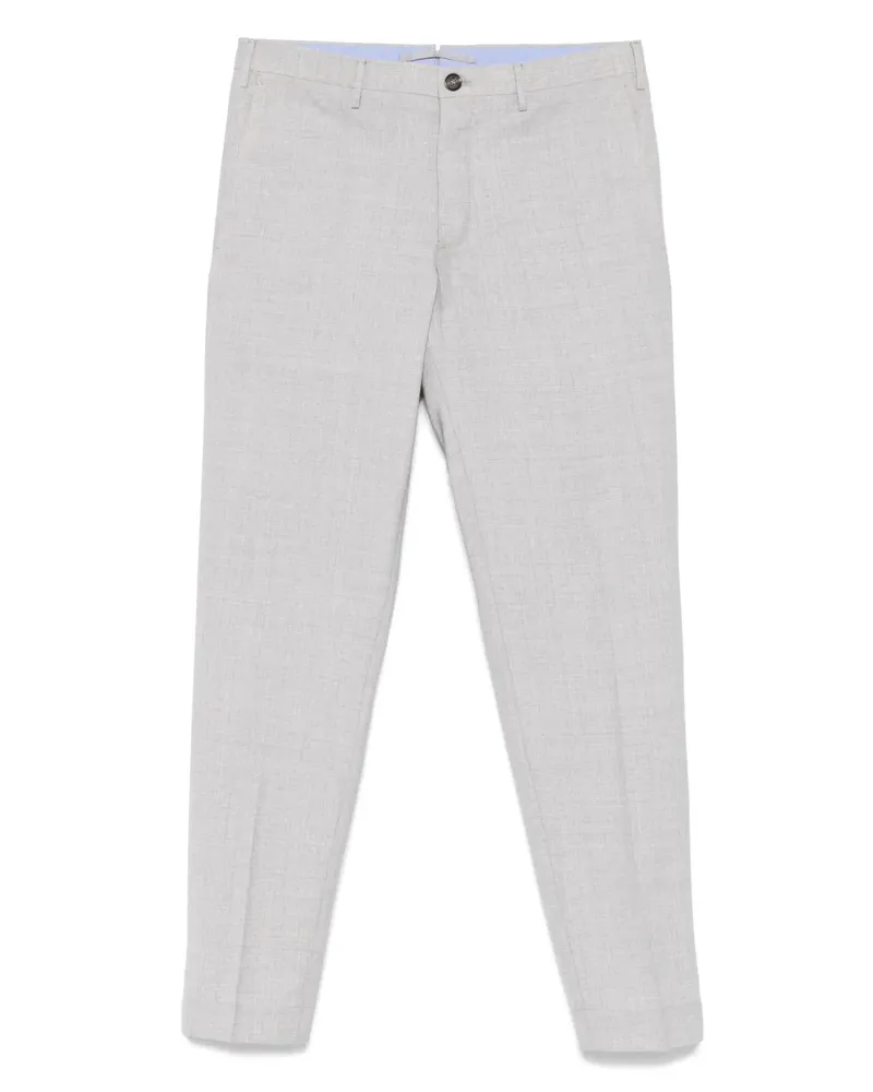 Incotex Hose mit meliertem Effekt - Grau Grau