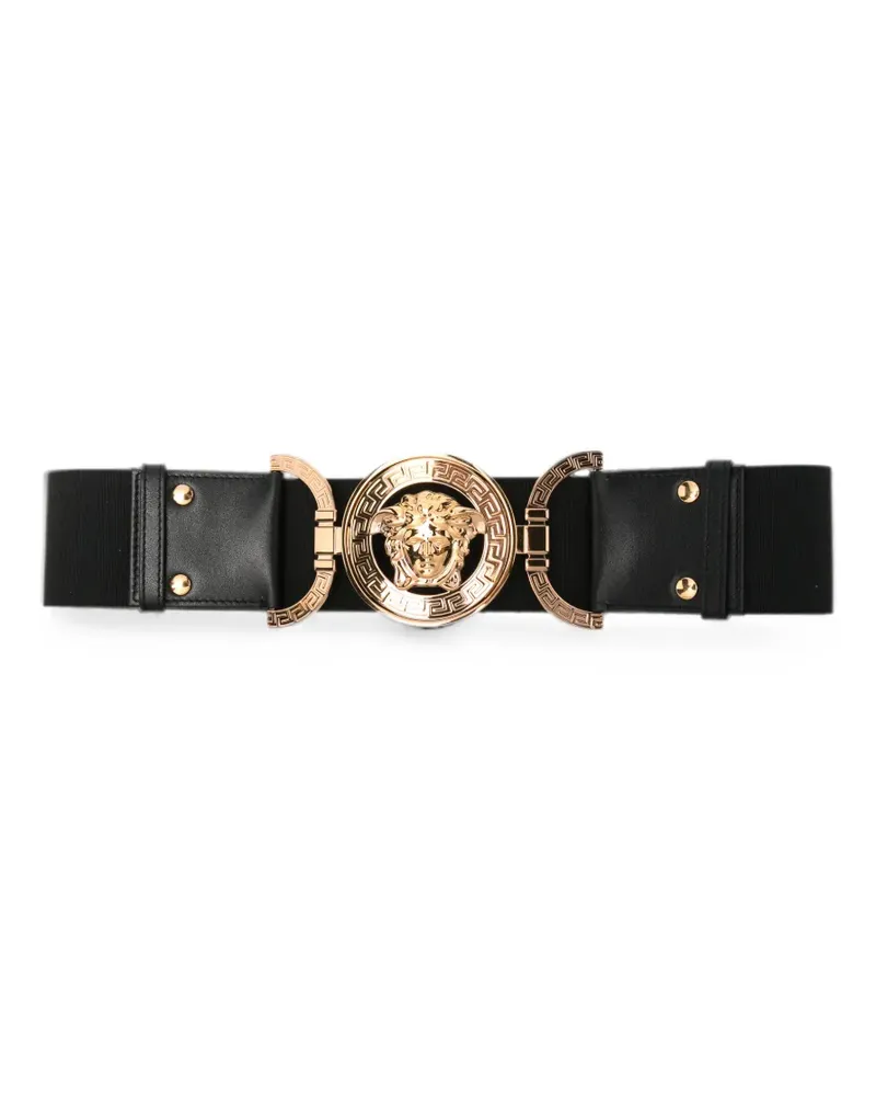 Versace Medusa Greca-key belt - Schwarz Schwarz