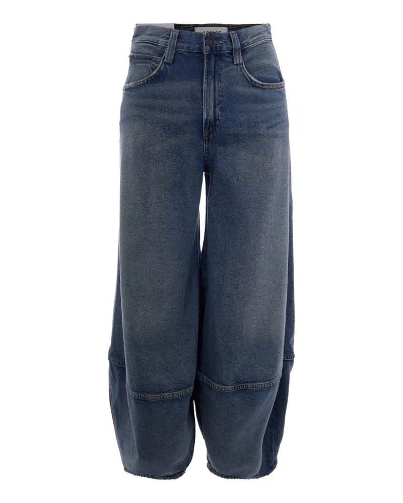 AGOLDE seam-detail barrel-leg jeans - Blau Blau