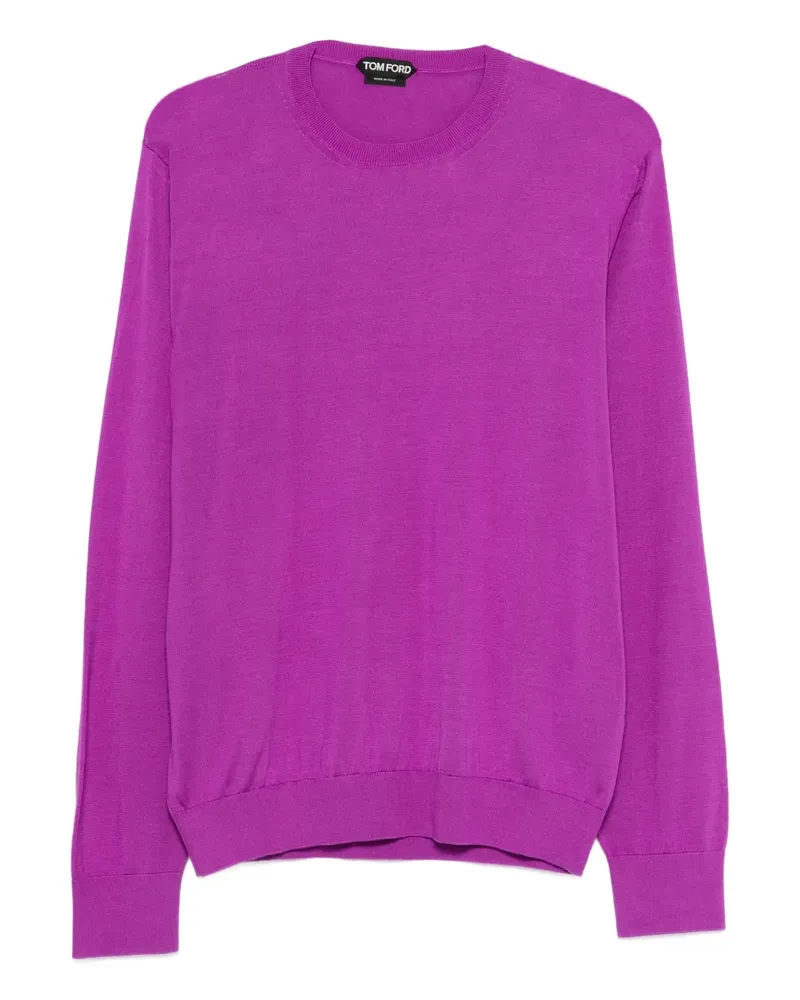 Tom Ford long-sleeve crew-neck sweater - Violett Violett