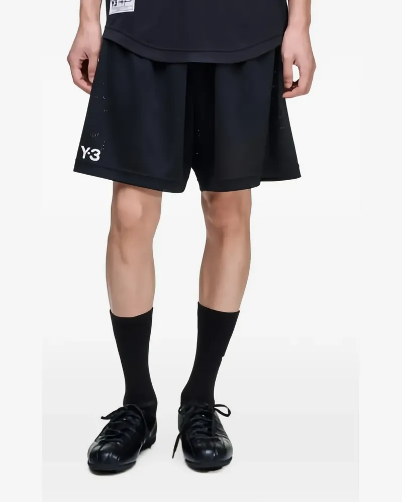 Y-3 Shorts mit Kordelzug - Schwarz Schwarz