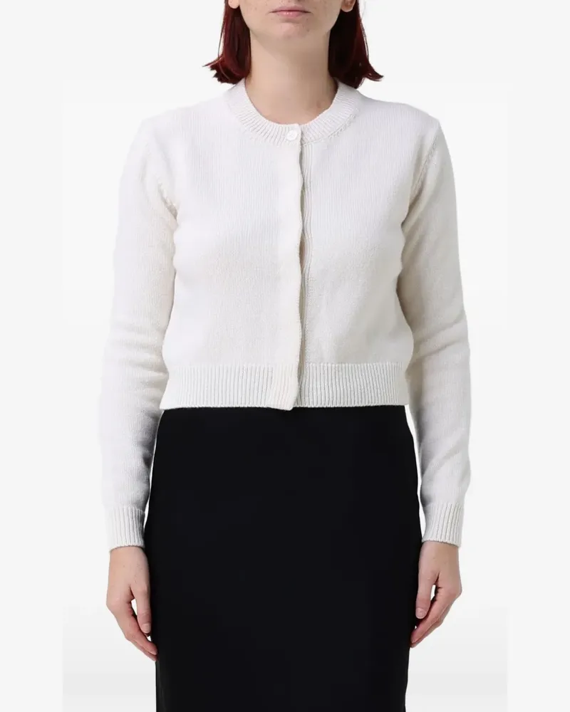 Fiorucci Cropped-Cardigan mit Knöpfen - Nude Nude