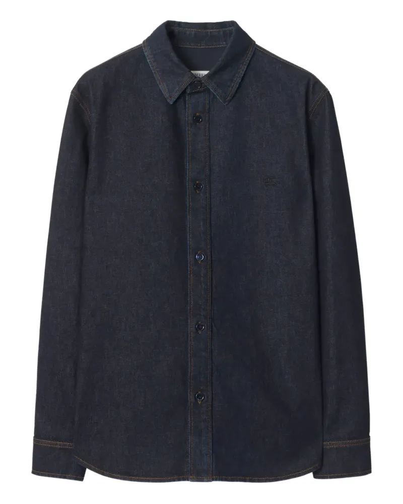 Burberry selvedge denim shirt - Blau Blau