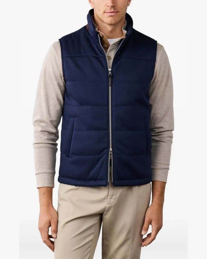 Hackett Gesteppte Weste - Blau Blau