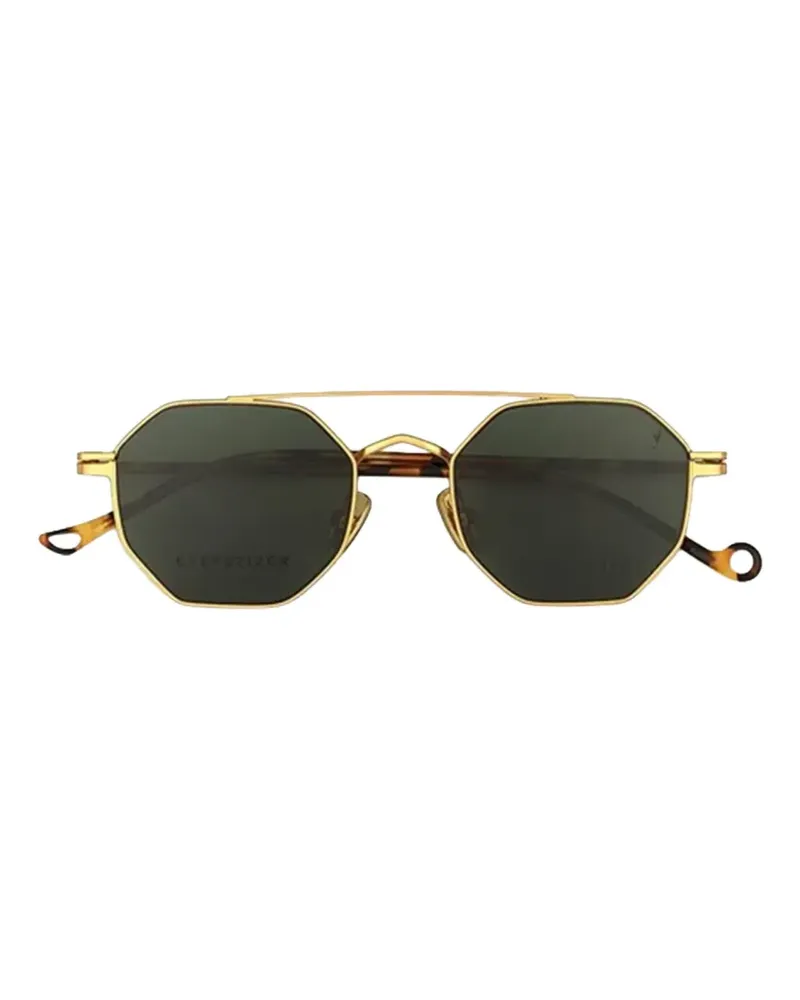 Eyepetizer Lime Vista geometric-frame sunglasses - Gold Gold