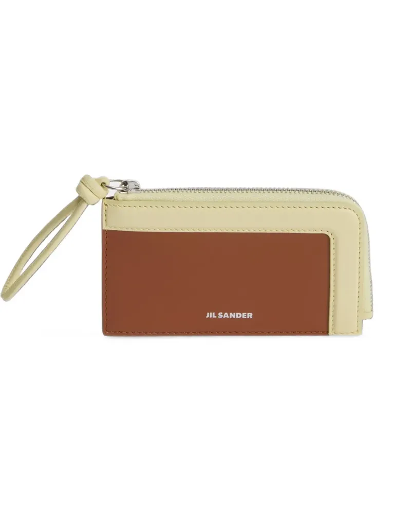 Jil Sander Giro coin purse small - Braun Braun