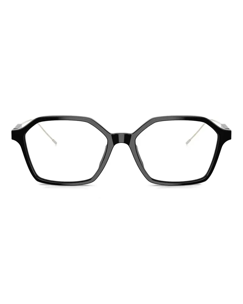 Brunello Cucinelli Brille mit geometrischem Gestell - Schwarz Schwarz