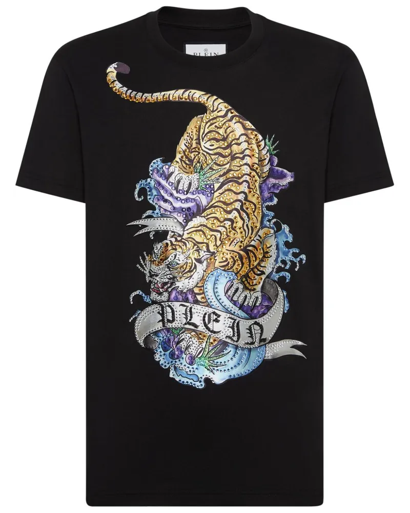 Philipp Plein T-Shirt mit Tattoo-Print - Schwarz Schwarz