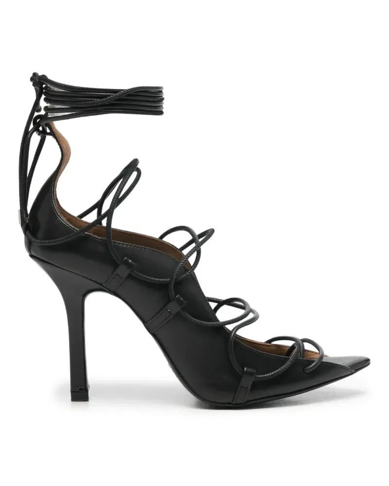 Patrizia Pepe Sandalen mit Schnürung - Schwarz Schwarz