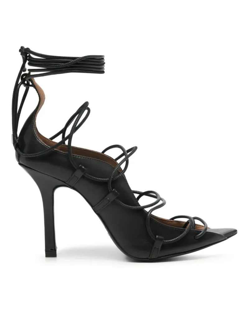 Patrizia Pepe Sandalen mit Schnürung - Schwarz Schwarz