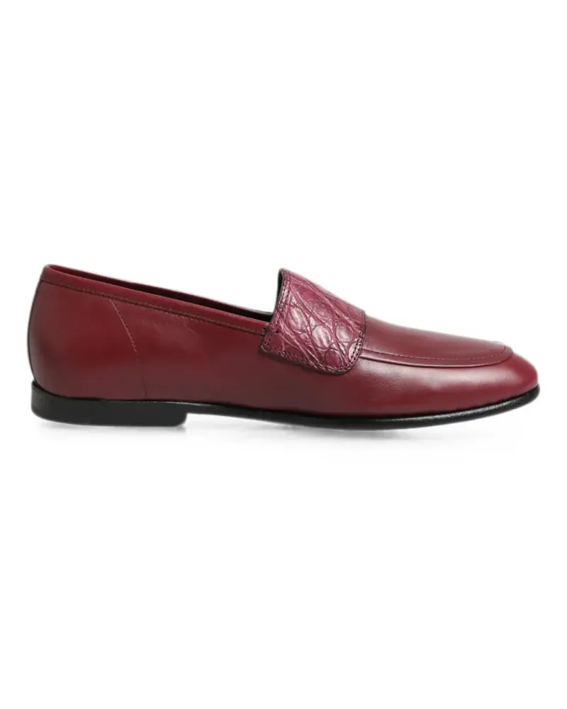 Dolce & Gabbana Loafer mit Kroko-Effekt - Rot Rot