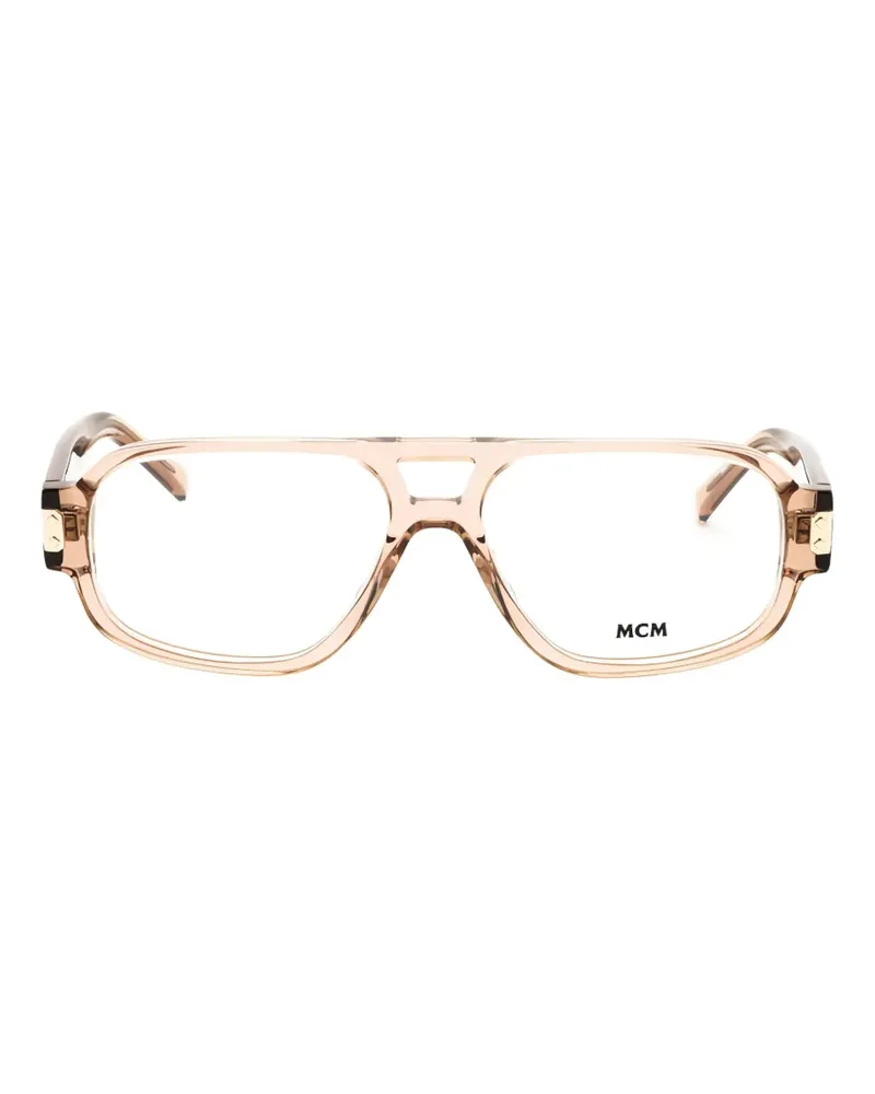 MCM pilot-frame glasses - Nude Nude
