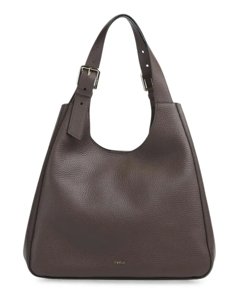 Furla Dora Tote Bag L - Braun Braun