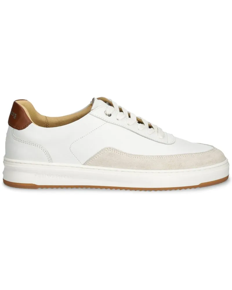 Filling Pieces Sneakers aus Wildleder - Weiß Weiß