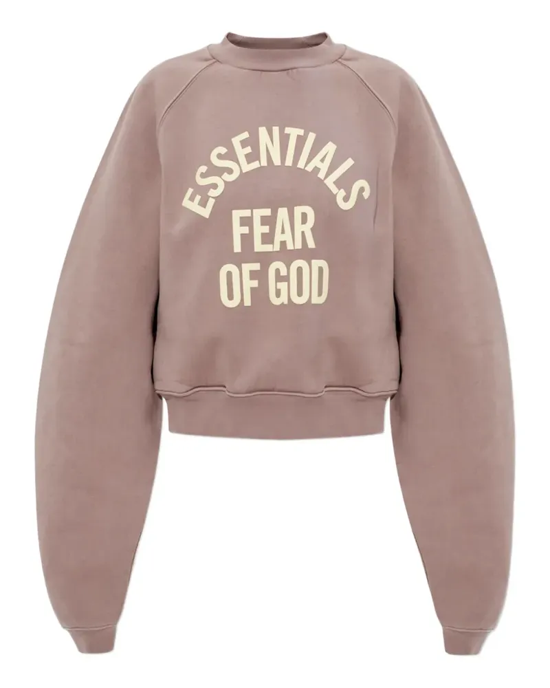 Fear of God logo-print sweatshirt - Nude Nude