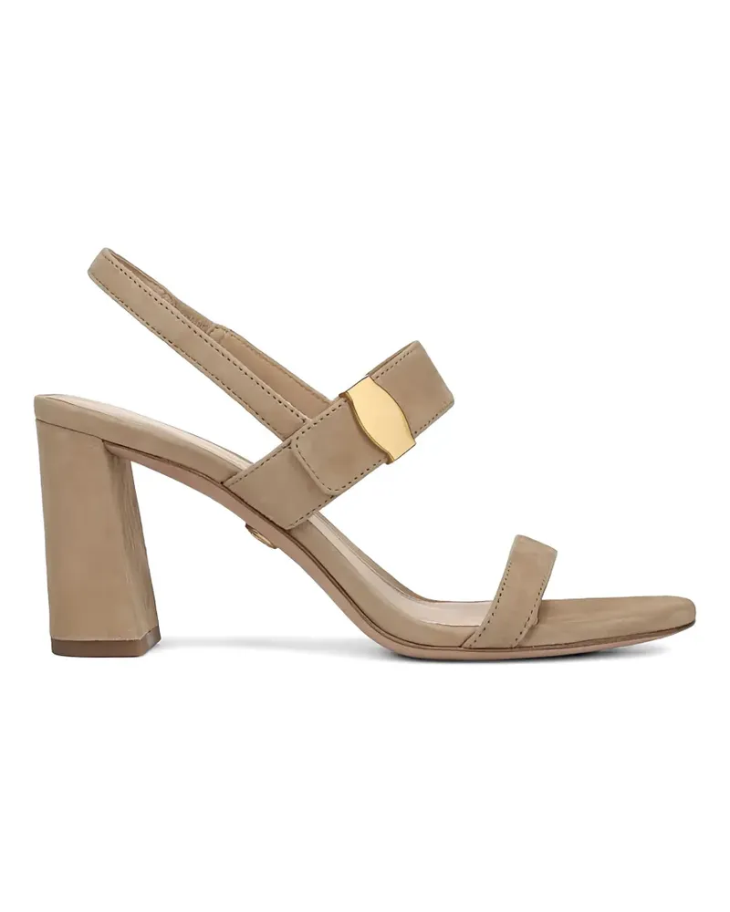 Veronica Beard Genetta buckle strap sandals - Nude Nude
