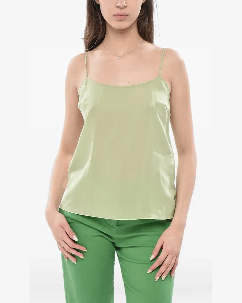 Ermanno Scervino sleeveless silk tank top - Grün Grün