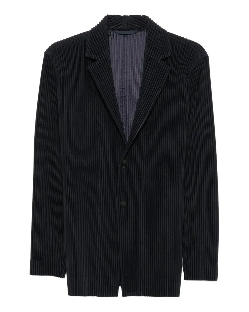 Issey Miyake Blazer mit fallendem Revers - Blau Blau