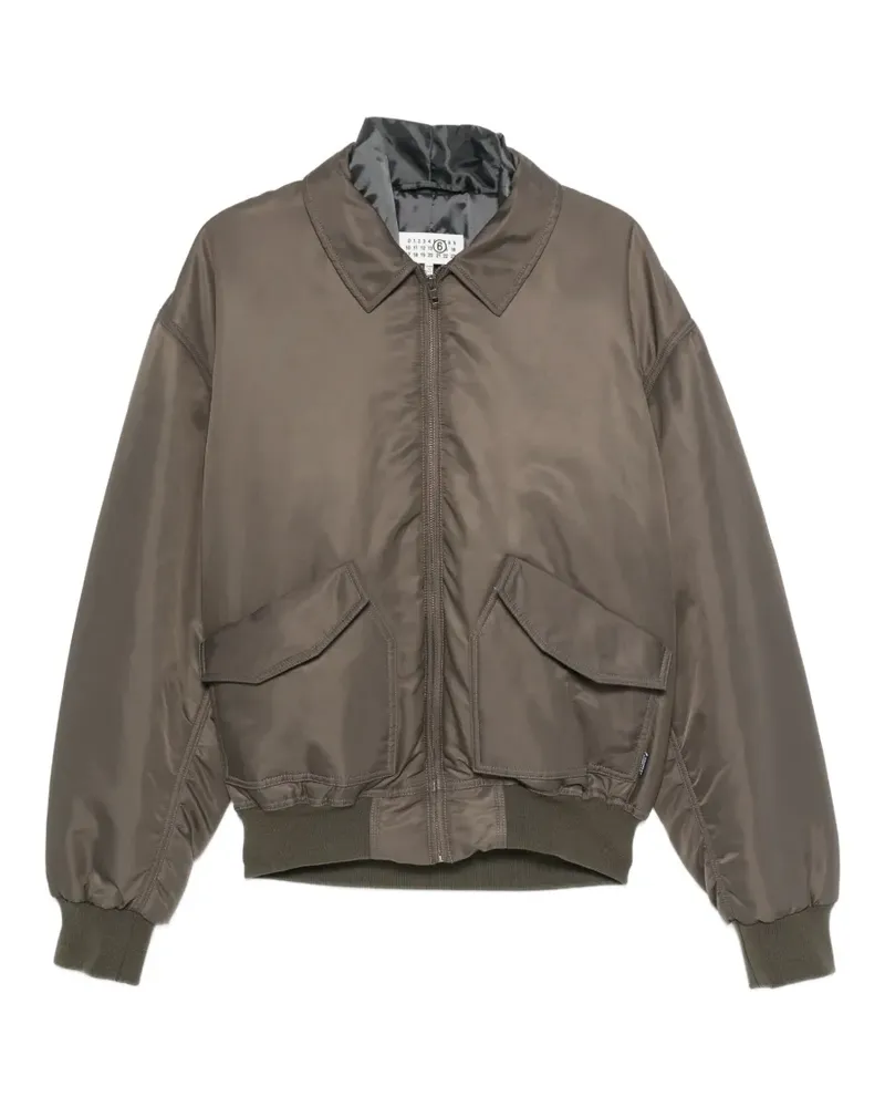 Maison Margiela Wattierte Jacke mit Stehkragen - Grau Grau