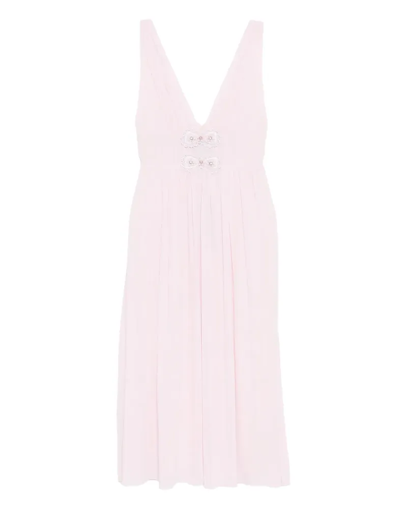 Cynthia Rowley Amelie Midikleid - Rosa Rosa