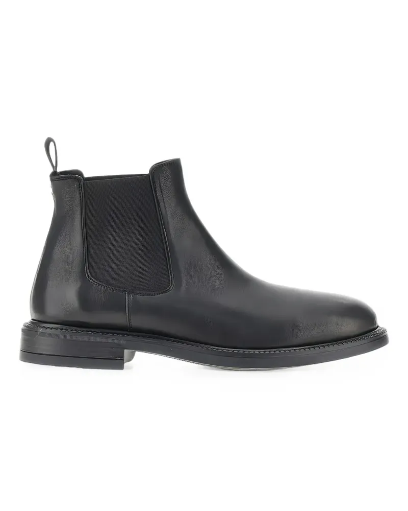 CALCE leather Chelsea boots - Schwarz Schwarz