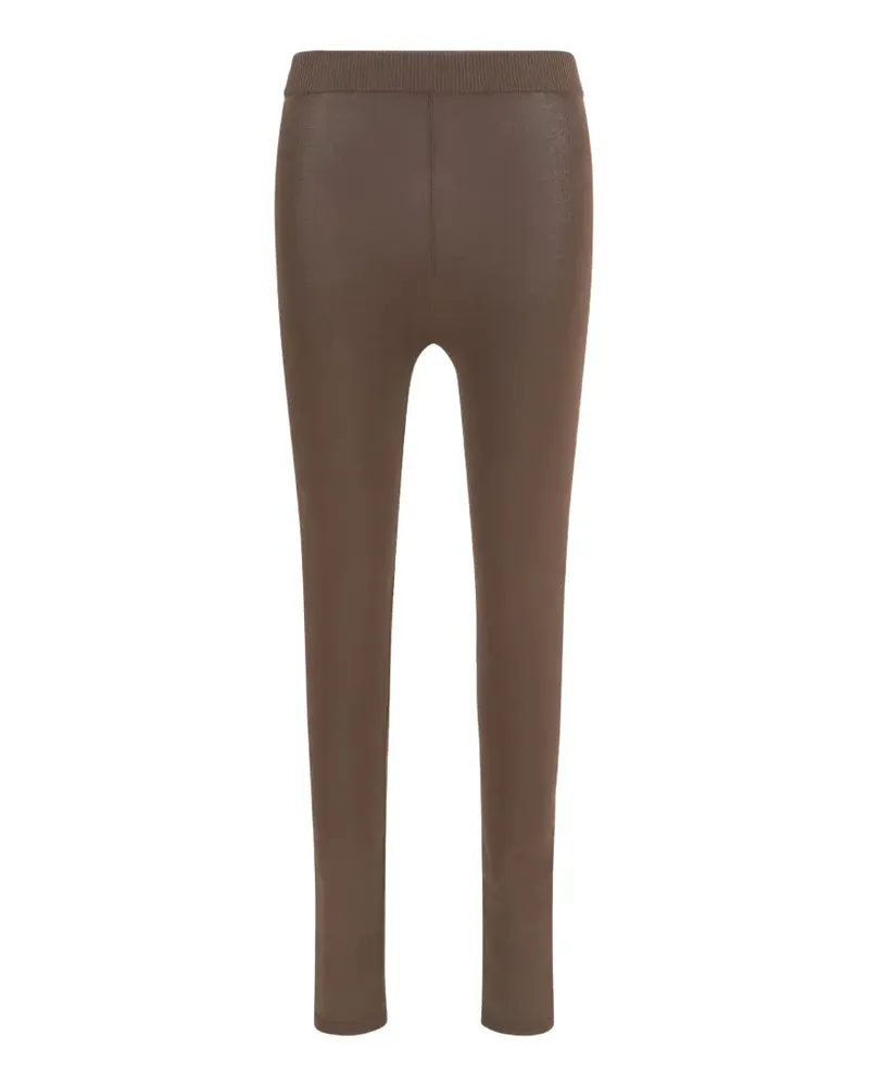 Balenciaga logo-print leggings - Braun Braun