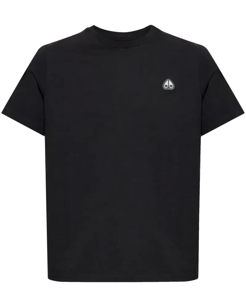 Moose Knuckles T-Shirt aus Baumwolle - Schwarz Schwarz