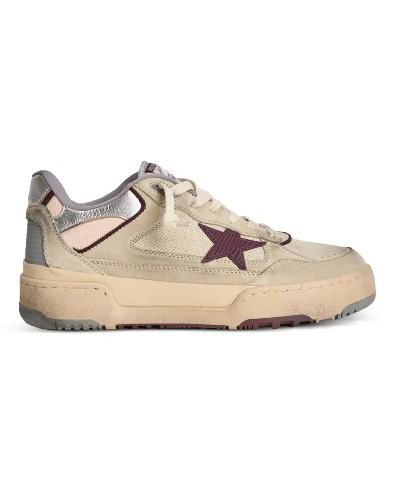 Golden Goose Forty2 Sneakers mit Sternen - Nude Nude