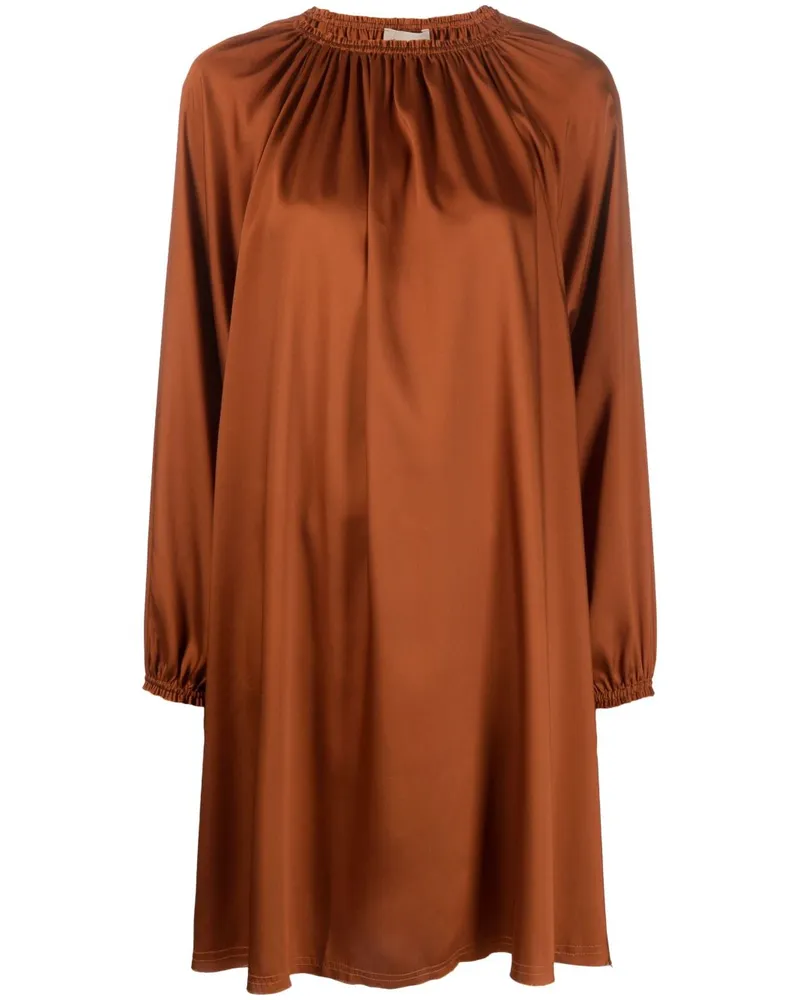 Blanca Kleid mit Raffungen - Orange Orange