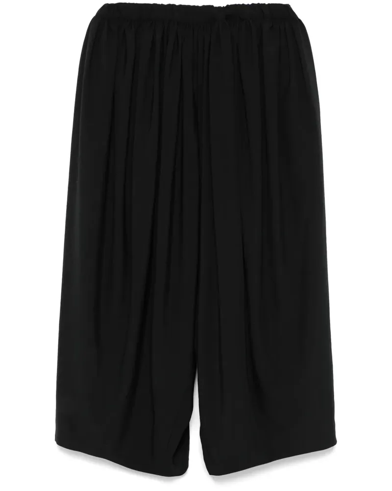 Comme des Garçons Klassische Cropped-Hose - Schwarz Schwarz