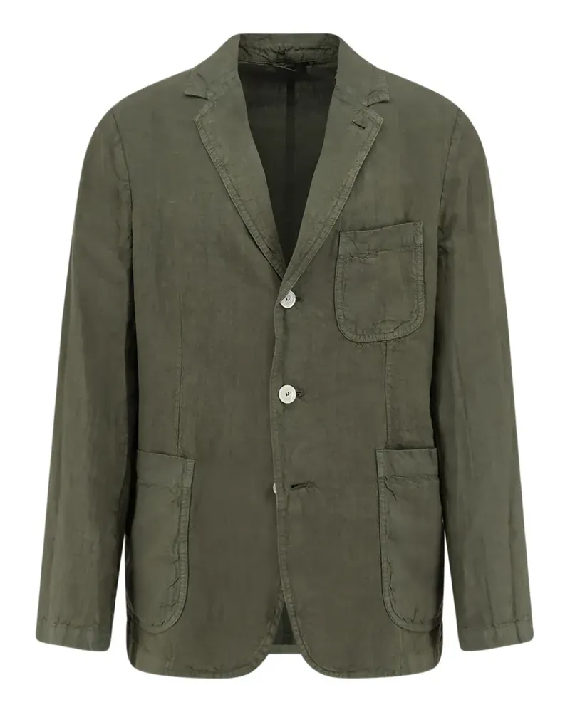 ASPESI unlined linen blazer - Grün Grün