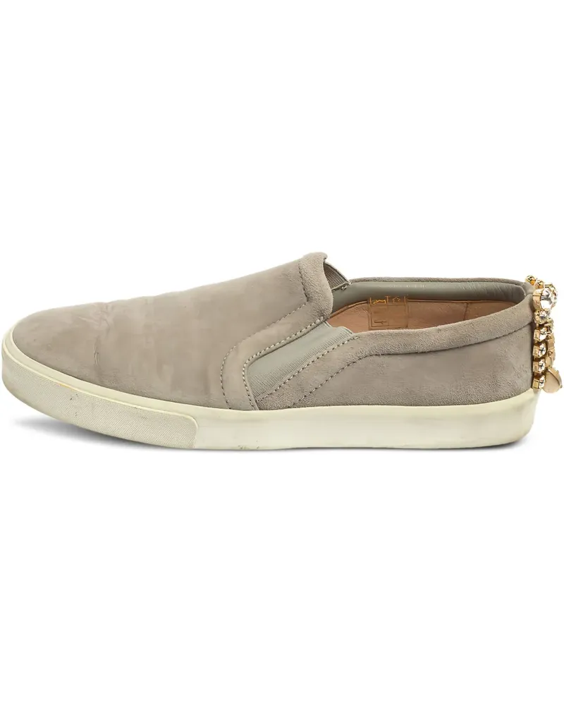 Stuart Weitzman Pre-owned Harlow Slip-On-Sneakers - Grau Grau
