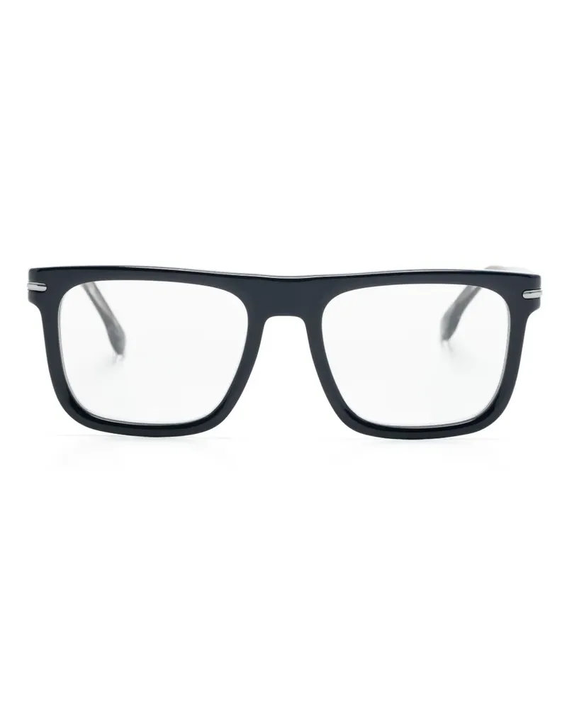 Carrera Eckige Brille mit Streifen - Blau Blau