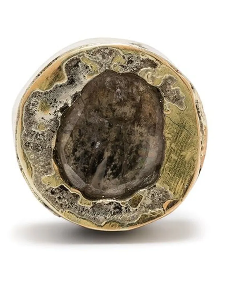 Parts Of Four Silberohrring mit Diamant - Gold Gold