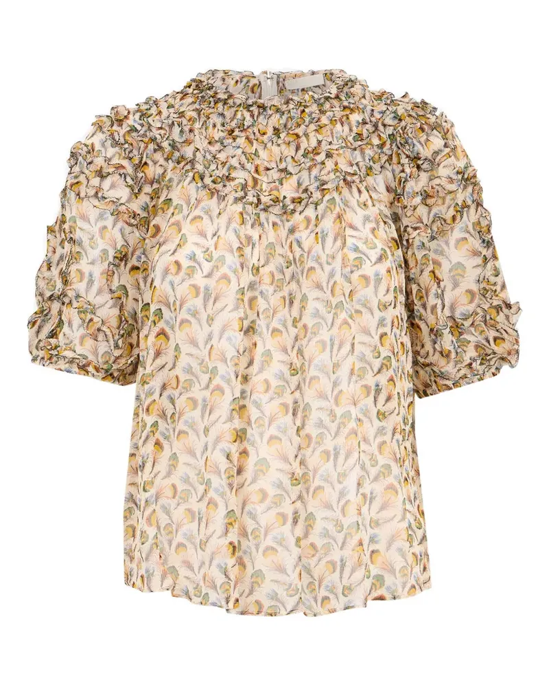 Ulla Johnson Isolda Bluse - Nude Nude