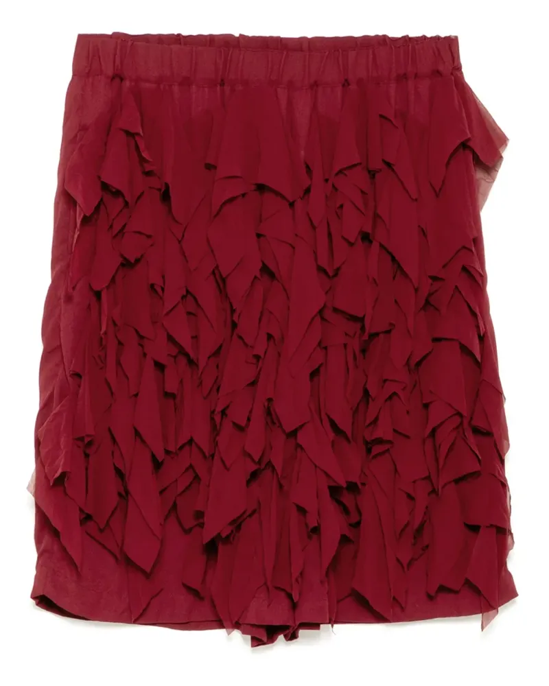 Comme des Garçons Shorts aus Chiffon - Rot Rot