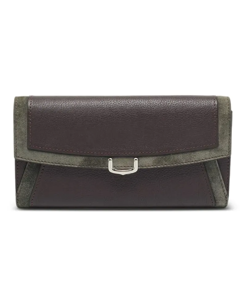 Cartier C De  Portemonnaie aus Wildleder - Braun Braun