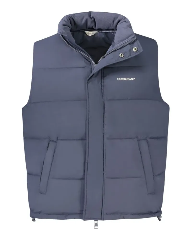 Guess quilted high-neck gilet - Blau Blau