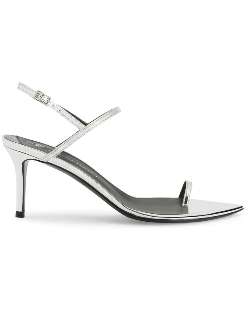 Giuseppe Zanotti Symonne Slingback-Sandalen 70mm - Silber Silber