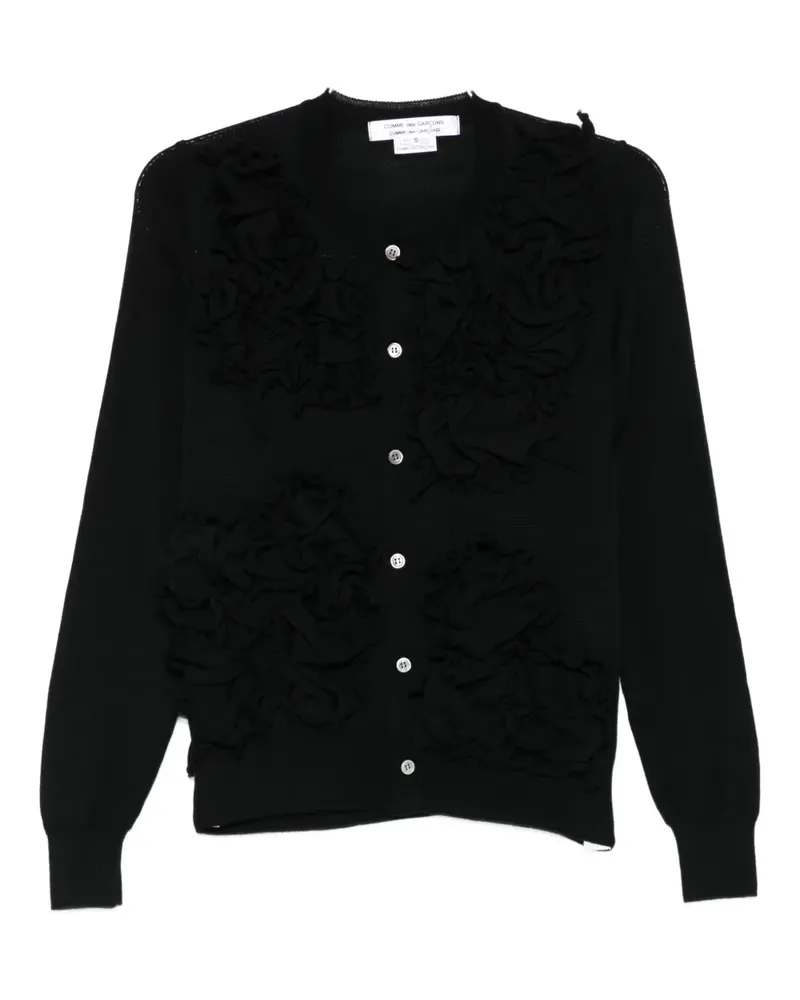 Comme des Garçons Klassischer Cardigan - Schwarz Schwarz