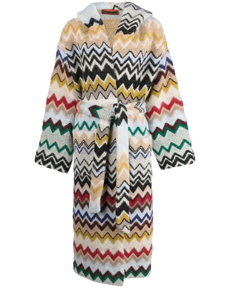 Missoni Cardigan mit Zickzackmuster - Nude Nude
