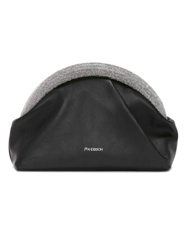 J.W.Anderson Mini Bumper-Clutch mit Kristallen - Schwarz Schwarz