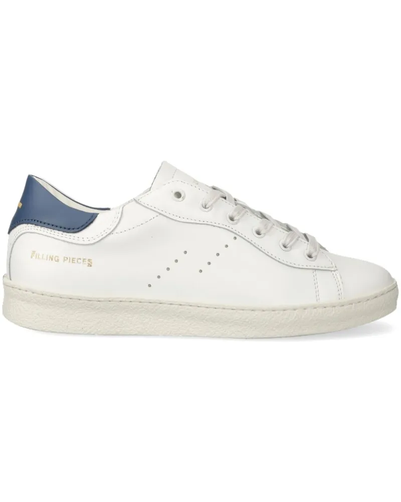 Filling Pieces Sneakers mit Logo-Stickerei - Weiß Weiß