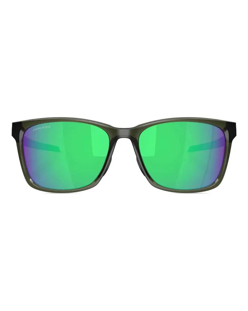 Oakley Sonnenbrille mit eckigem Gestell - Schwarz Schwarz