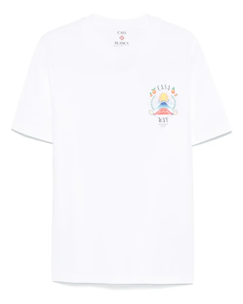 Casablanca Paris Casa Way T-Shirt - Weiß Weiß
