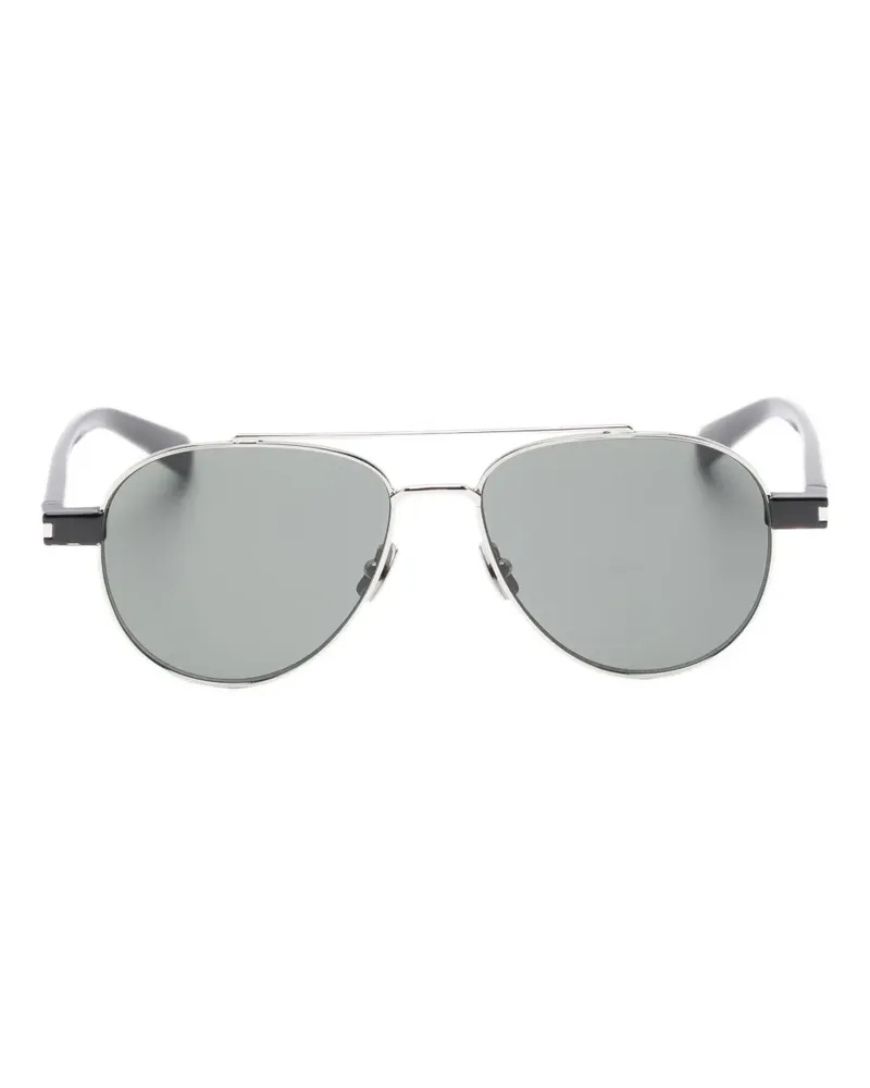Saint Laurent Getönte Pilotenbrille - Silber Silber