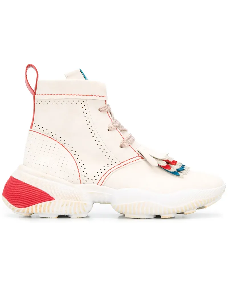 Hogan Interaction' High-Top-Sneakers - Nude Nude