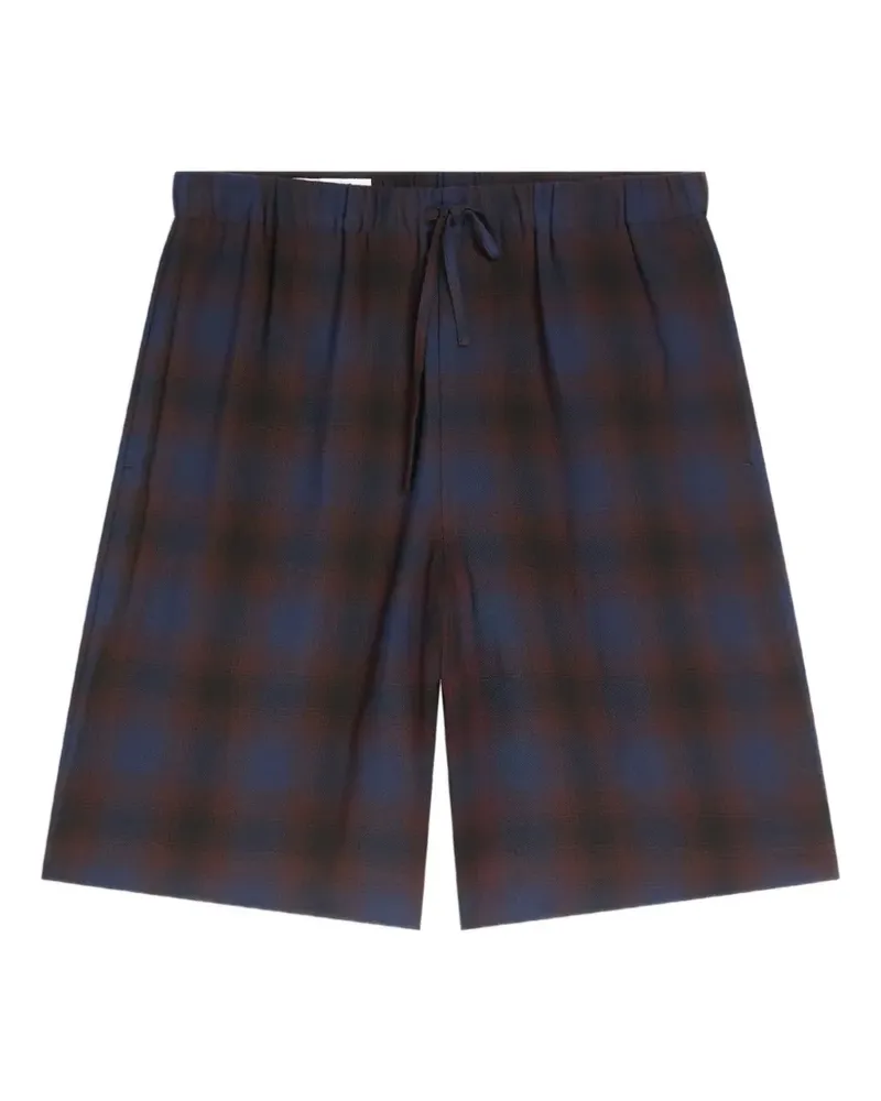 Dries van Noten Shorts aus Viskose - Blau Blau