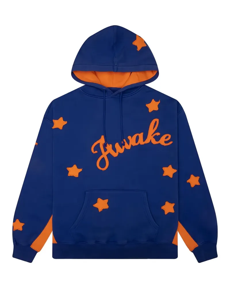 AWAKE NY Starry logo-embroidered hoodie - Blau Blau
